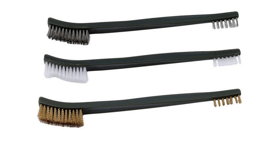 3pcs Cleaning Brush Kit, Brass, Steel And Nylon - Guns R Us