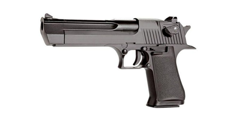 Desert Eagle Full Blowback in Black 6mm BB Co2 Gun - Guns R Us