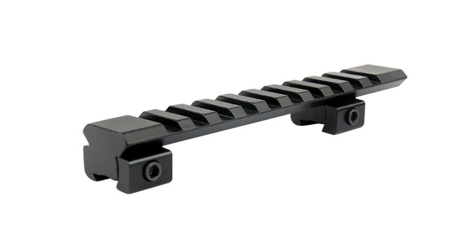 11mm Dovetail to Picatinny 20mm Adapter With Cutout - Guns R Us